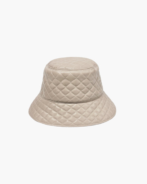 Quilty Leather Bucket Hat | Women's | Eric Javits