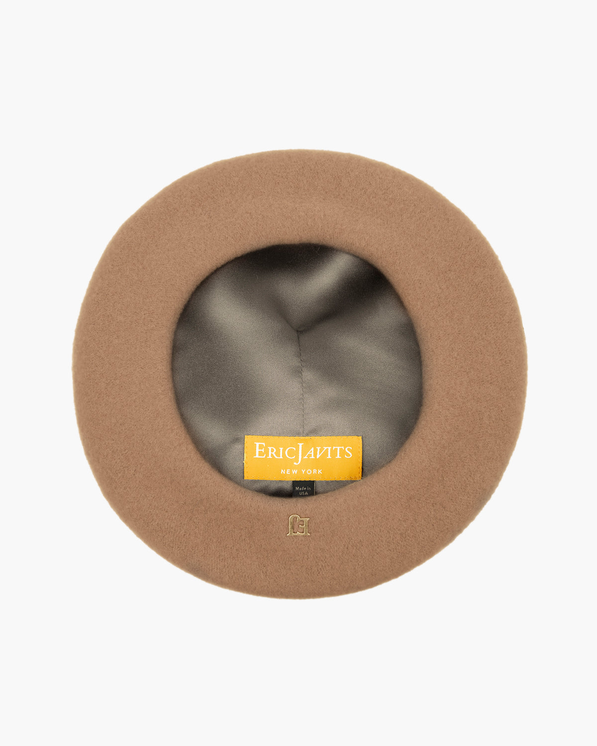 Tanya beret Camel Eric Javits