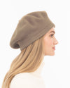 Tanya beret Camel Eric Javits