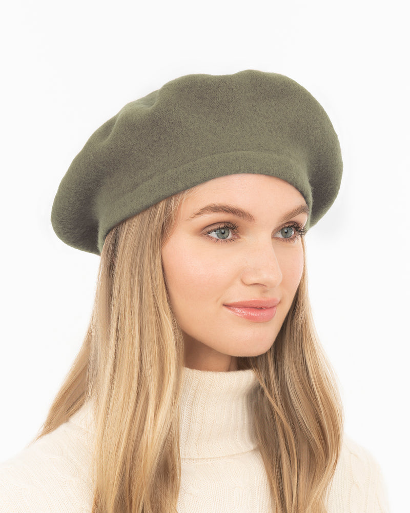 Tanya beret Caper Eric Javits
