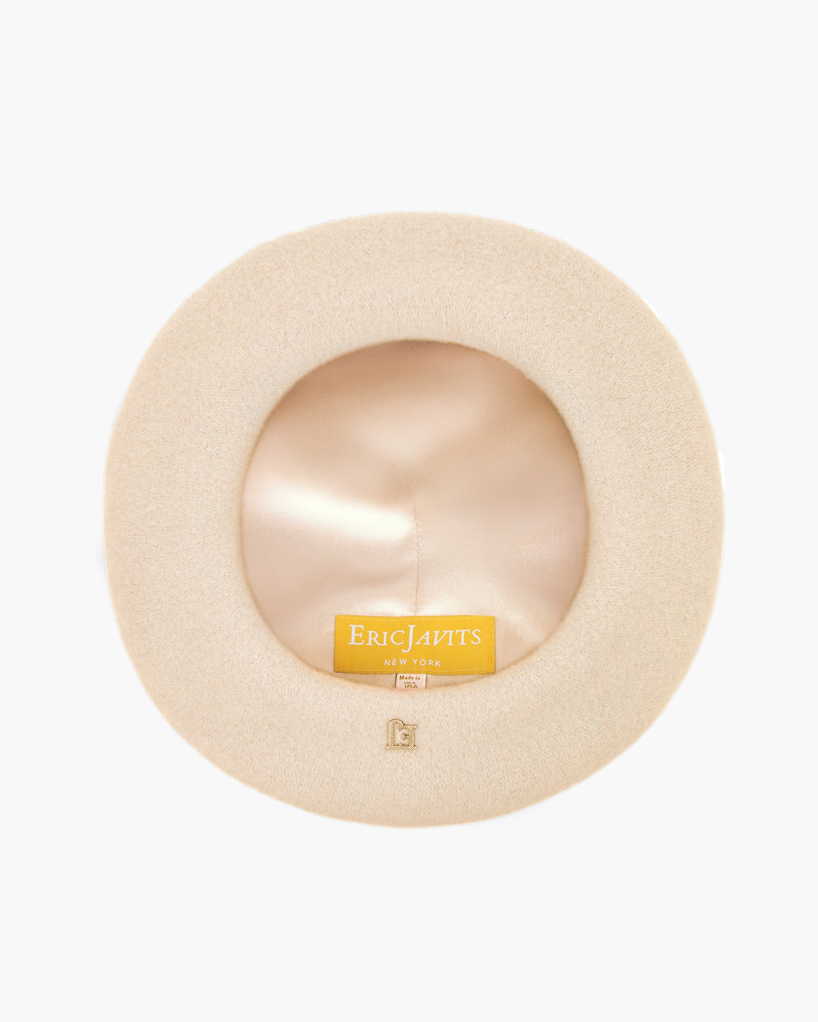 Tanya beret Cream Eric Javits