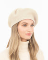 Tanya beret Cream Eric Javits