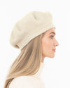 Tanya beret Cream Eric Javits