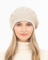 Tanya beret Cream Eric Javits