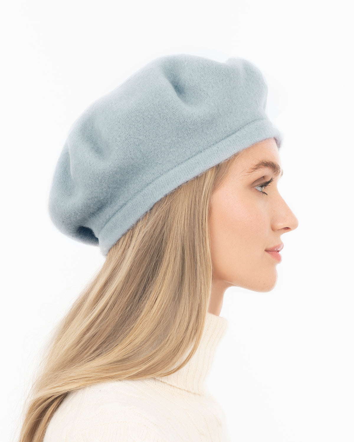 Tanya beret Powder Blue Eric Javits