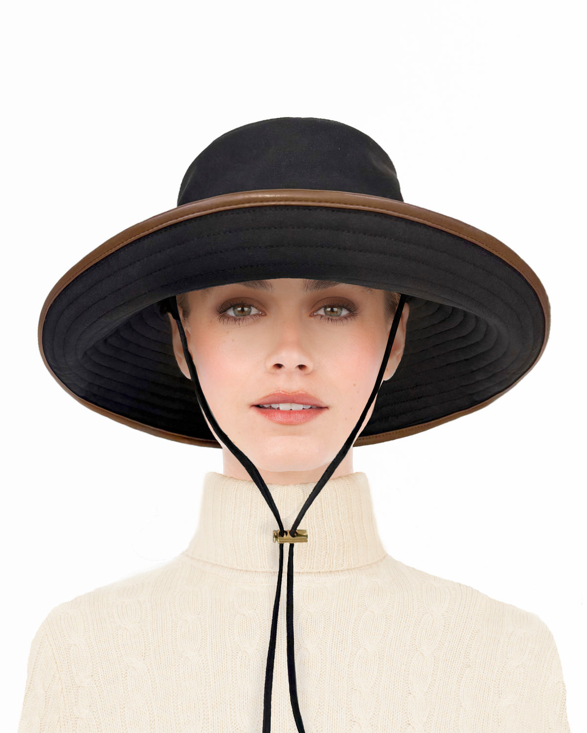 Petra Rain II Black/Saddle Eric Javits