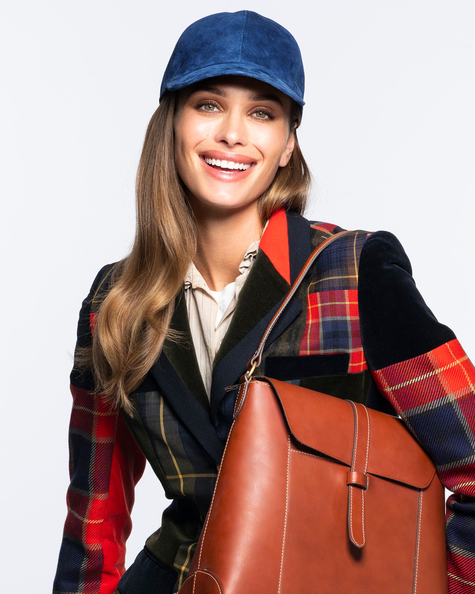 Suede Fenway Navy Eric Javits