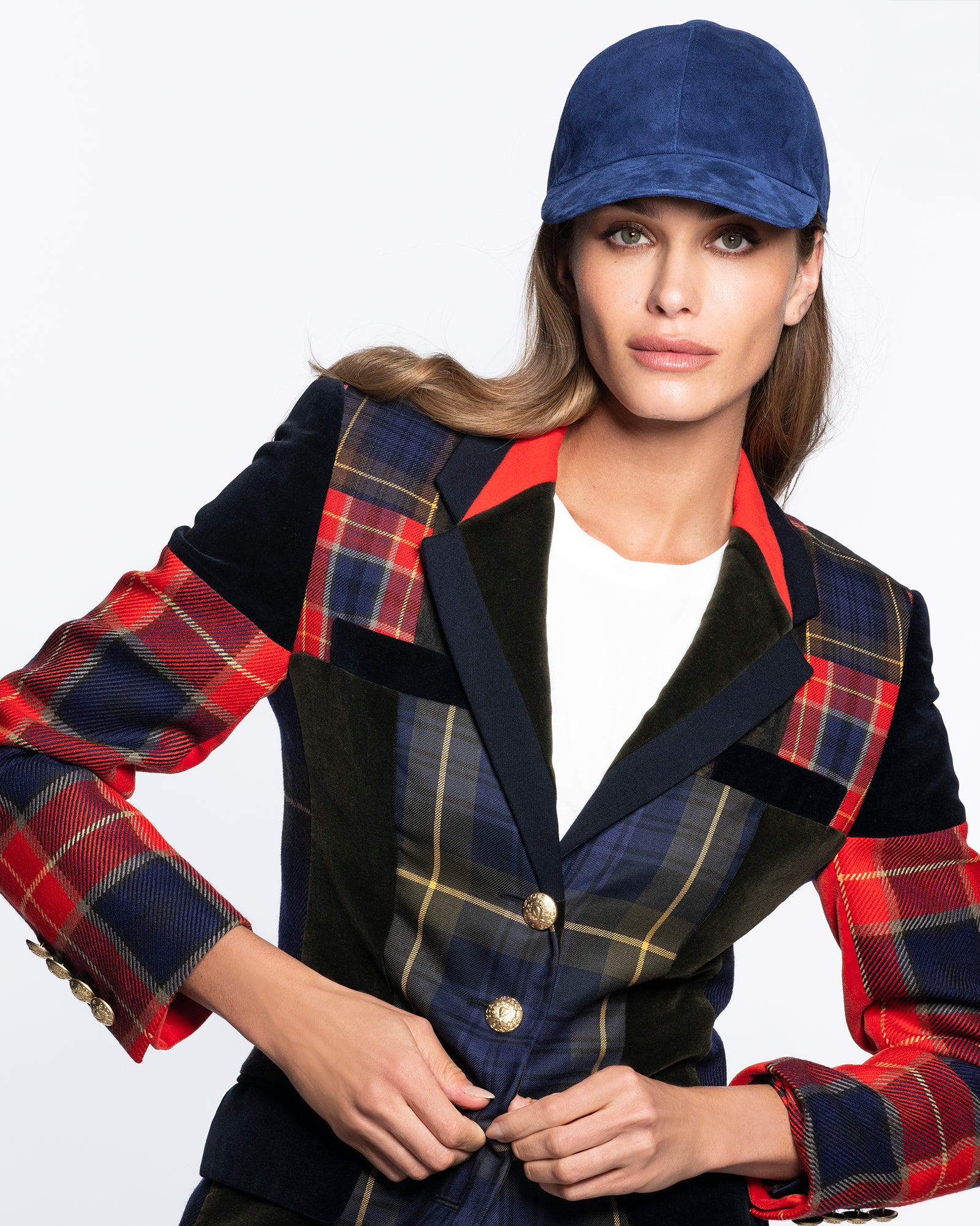 Suede Fenway Navy Eric Javits