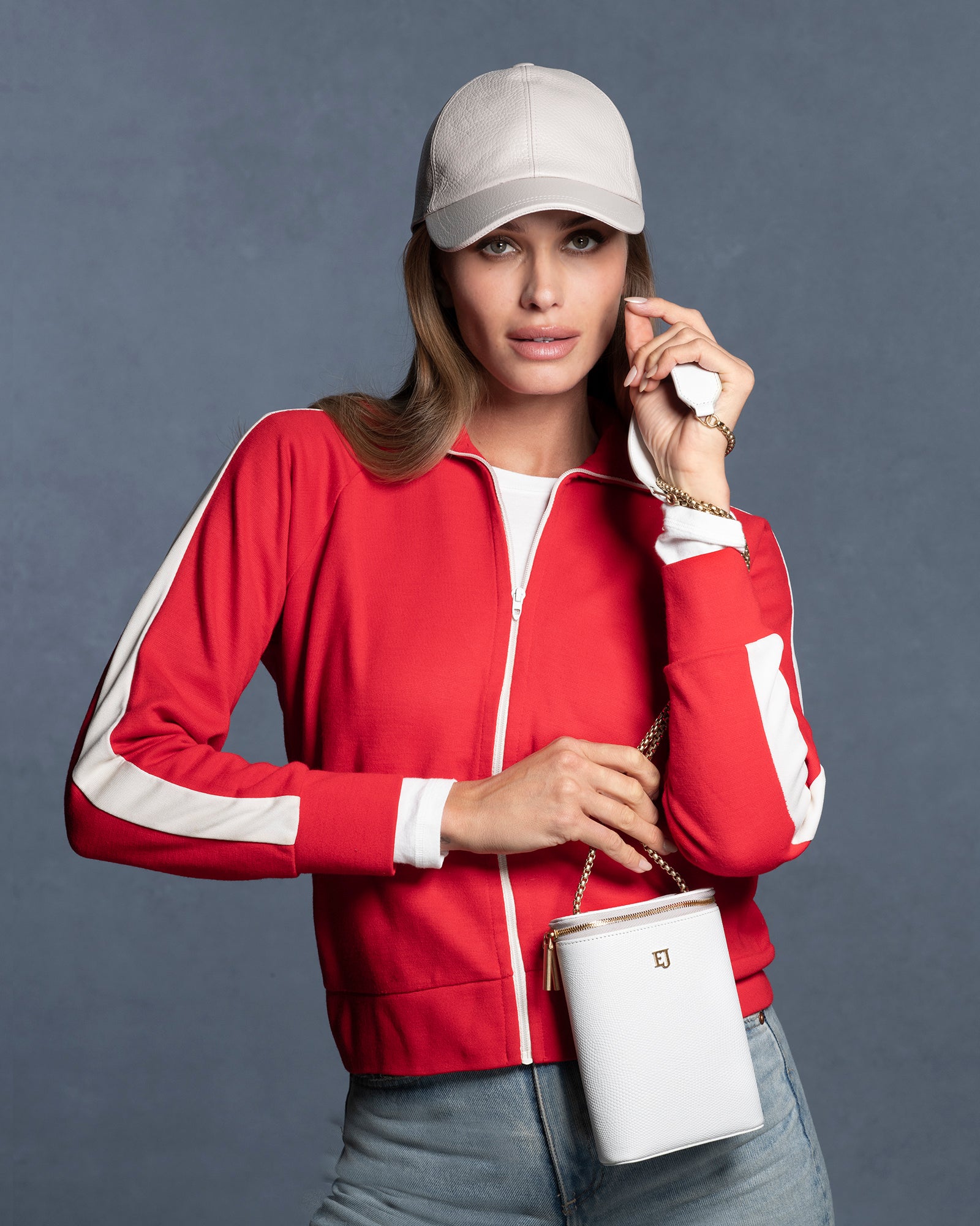 Leather Fenway Bone Eric Javits