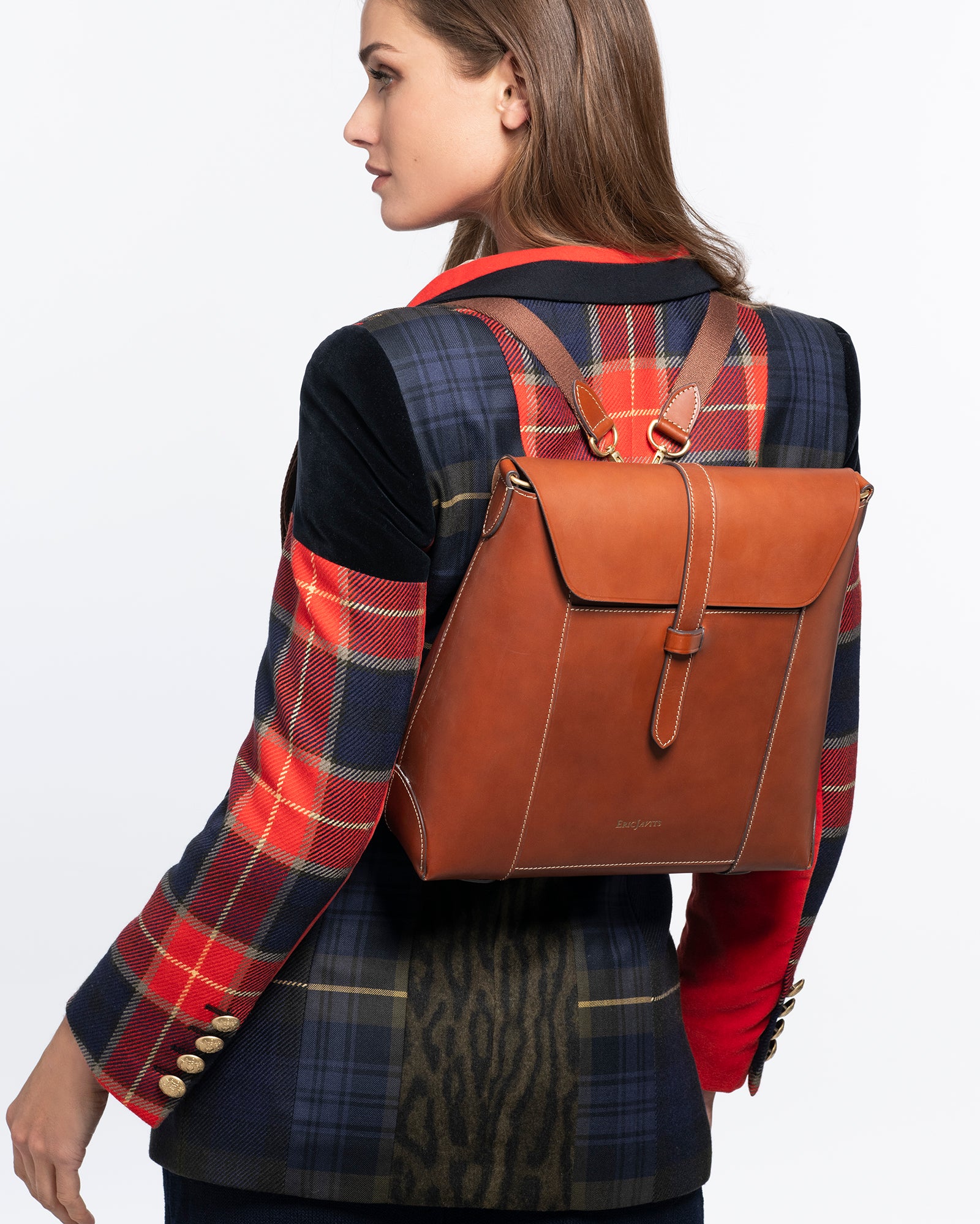 Regent Backpack I Unisex Italian Leather Bag | Eric Javits