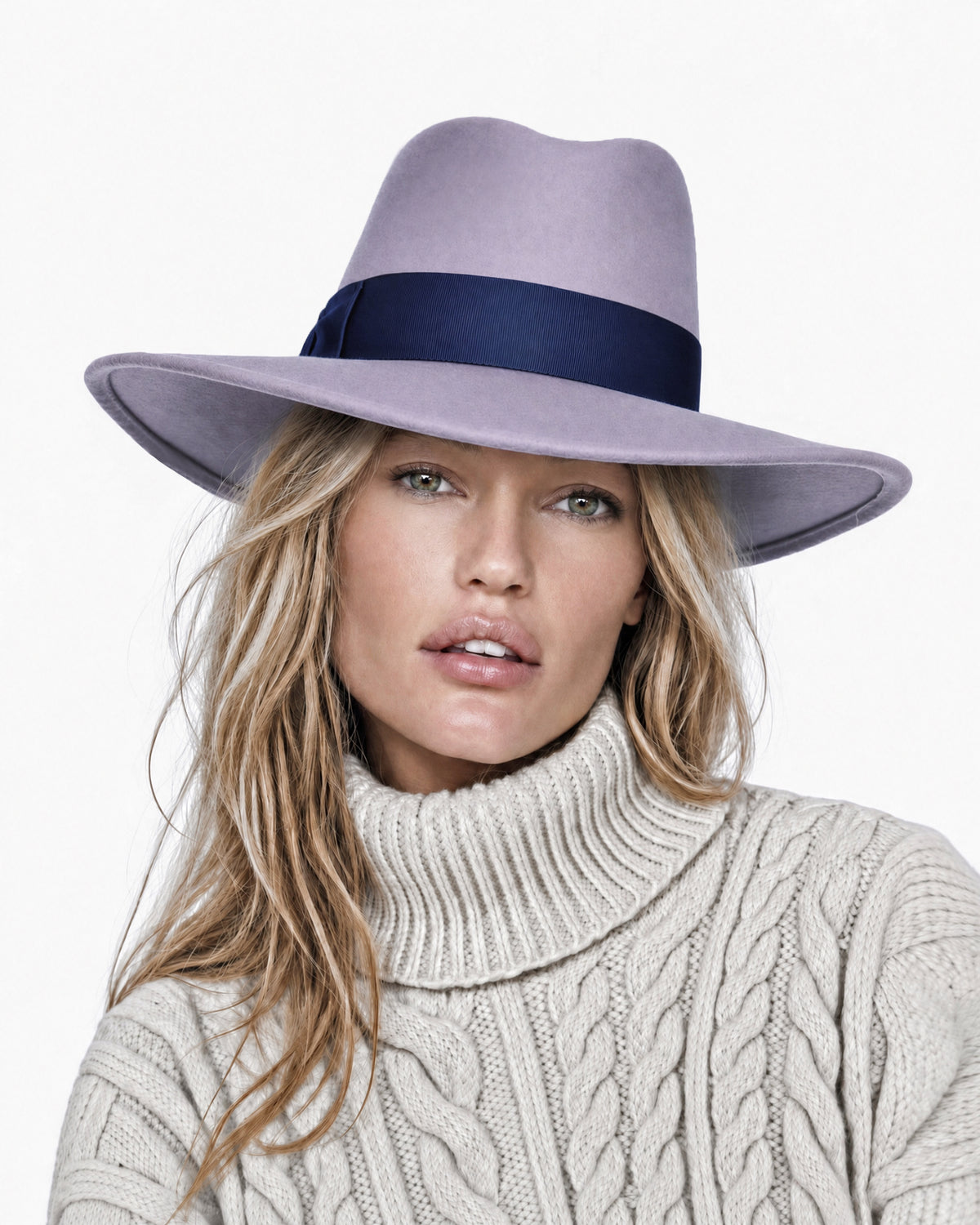 Wool Zora Lilac/Navy Eric Javits