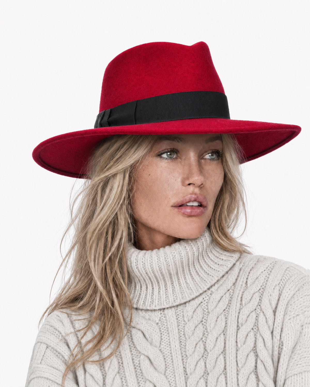 Wool Zora Red/Black Eric Javits