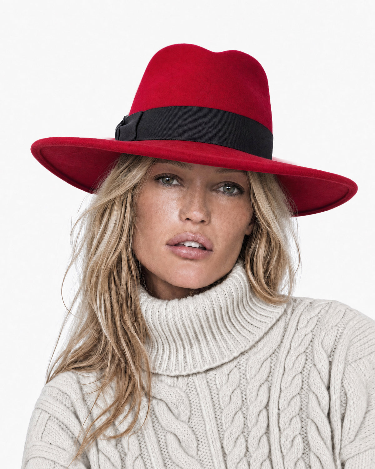 Wool Zora Red/Black Eric Javits