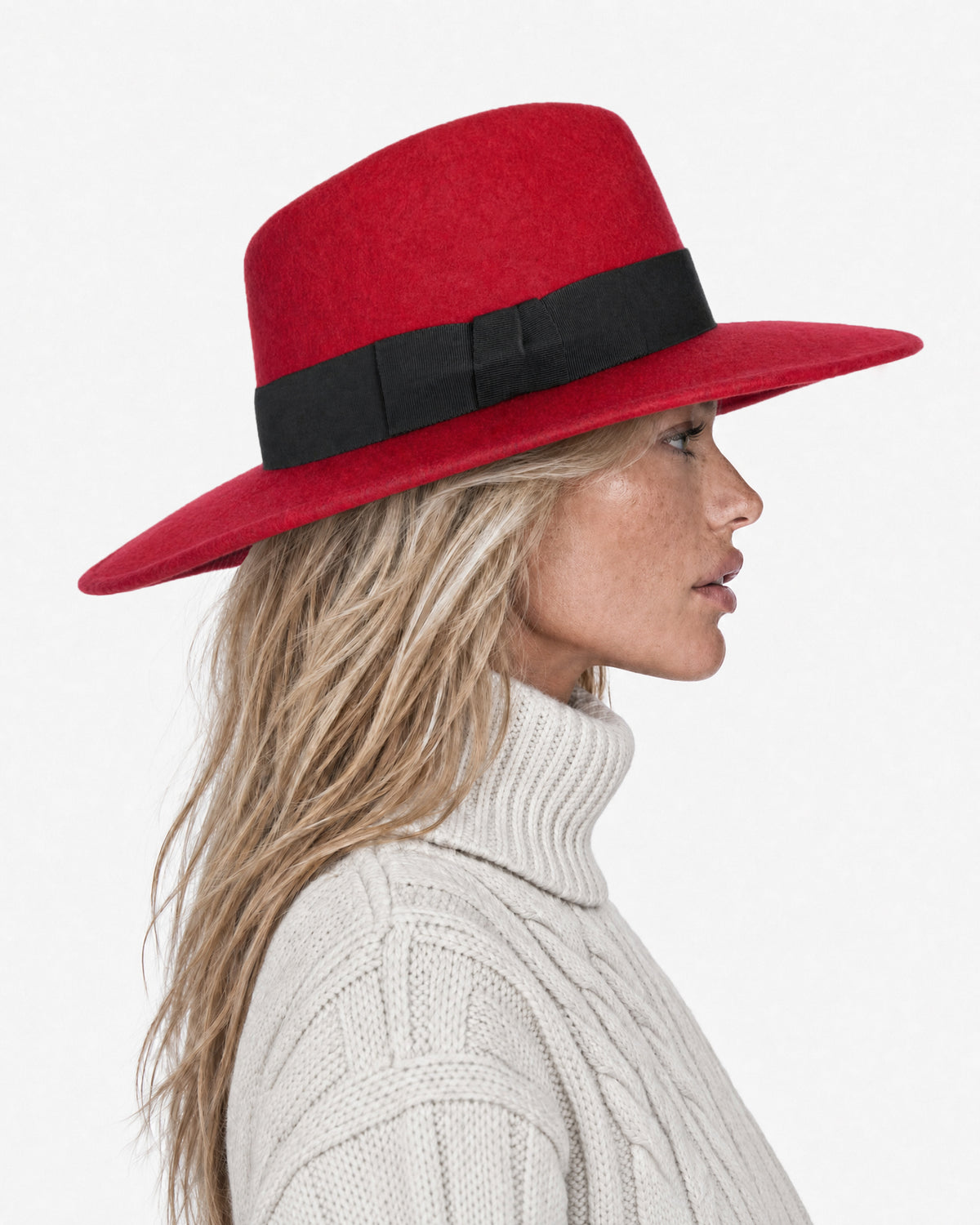Wool Zora Red/Black Eric Javits