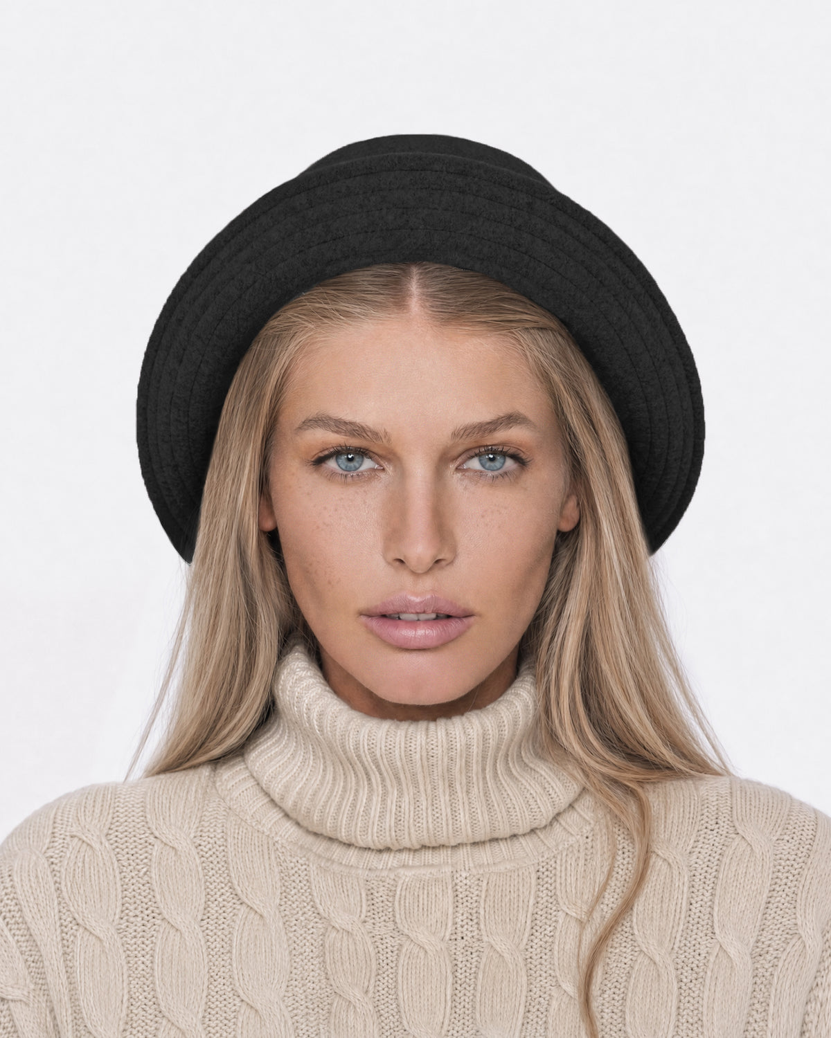 Wool Bucket Black Eric Javits