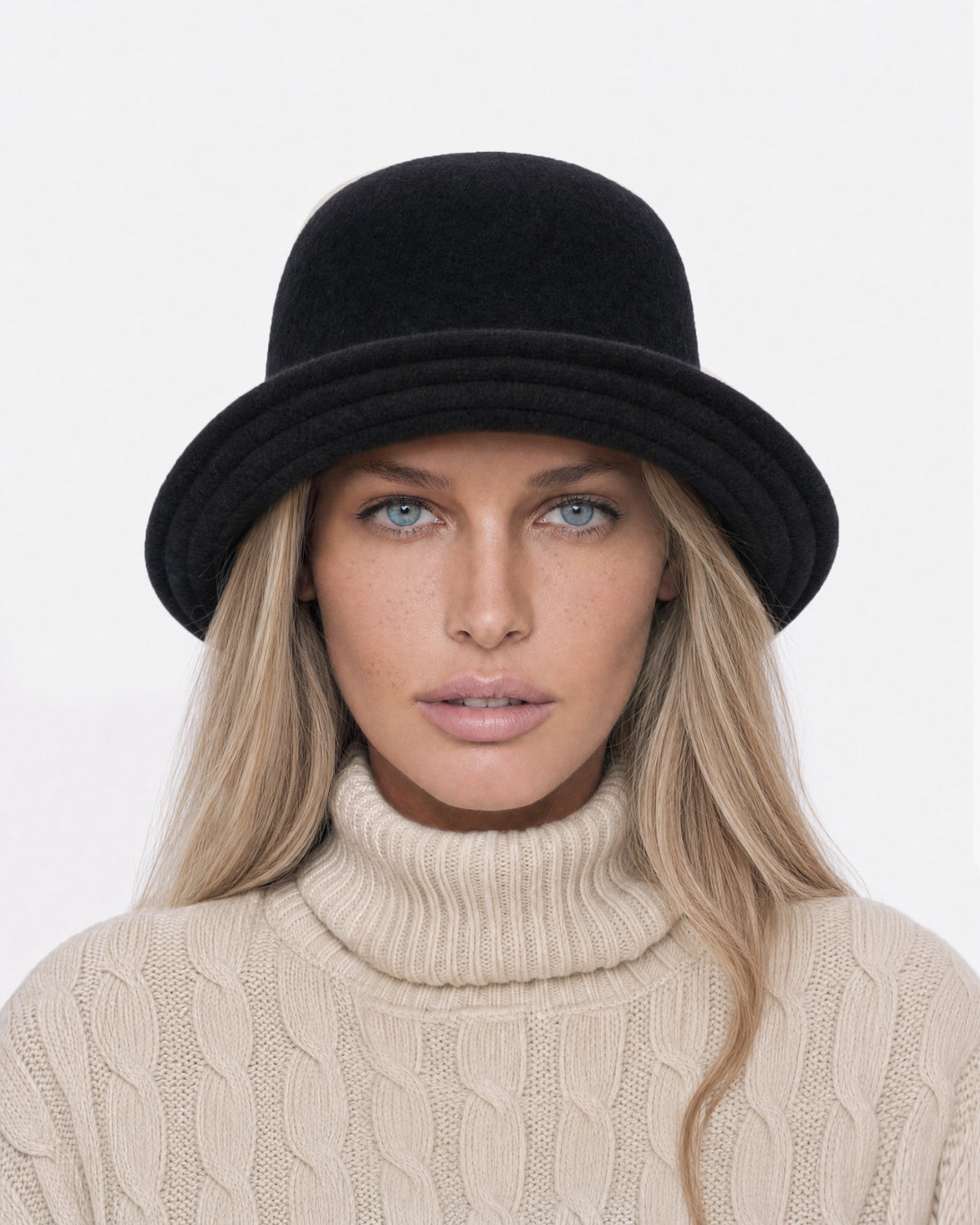 Wool Bucket Black Eric Javits