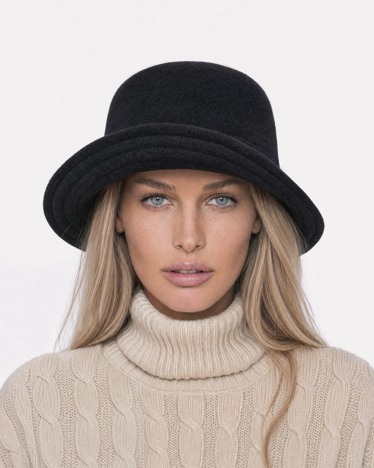 Wool Bucket Black Eric Javits