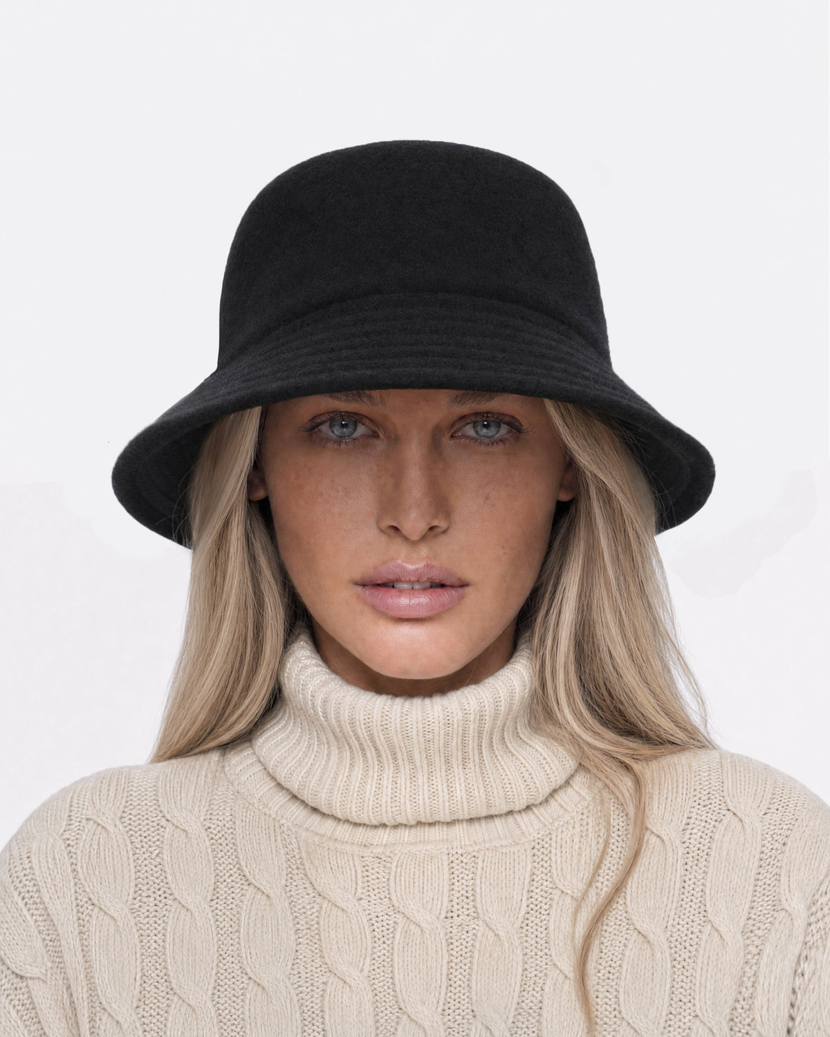 Wool Bucket Black Eric Javits