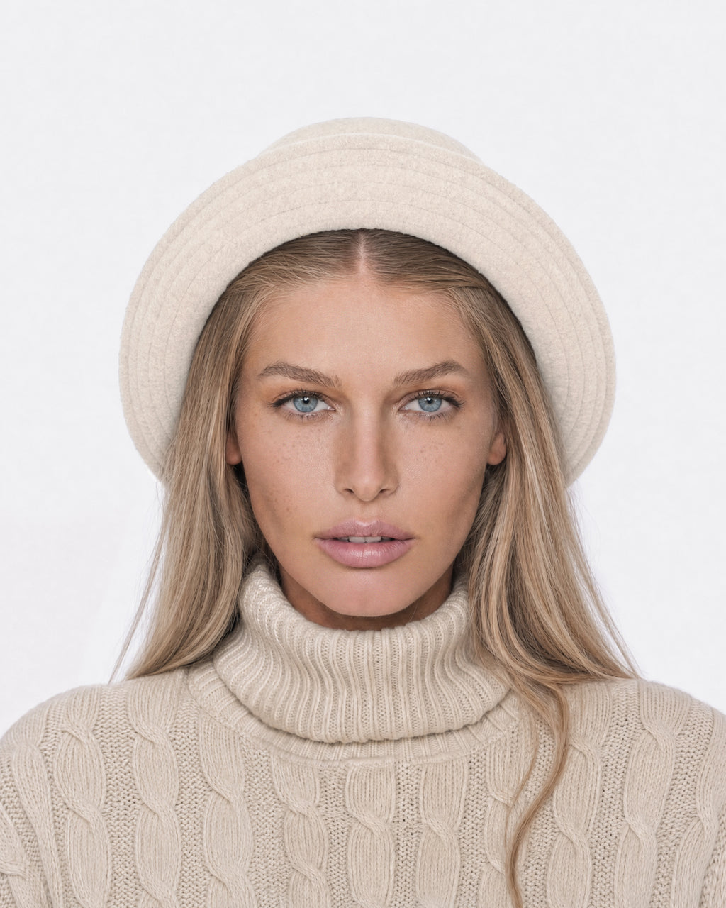 Wool Bucket Soft Cream Eric Javits