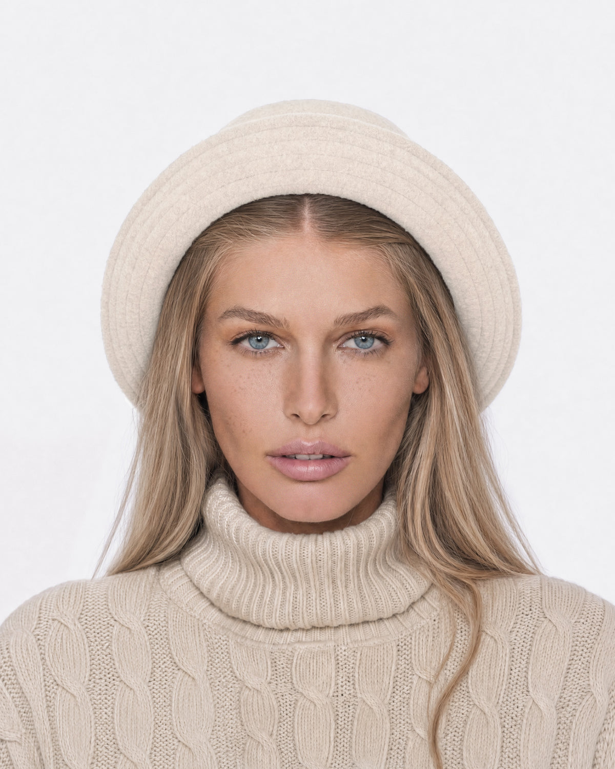 Wool Bucket Soft Cream Eric Javits