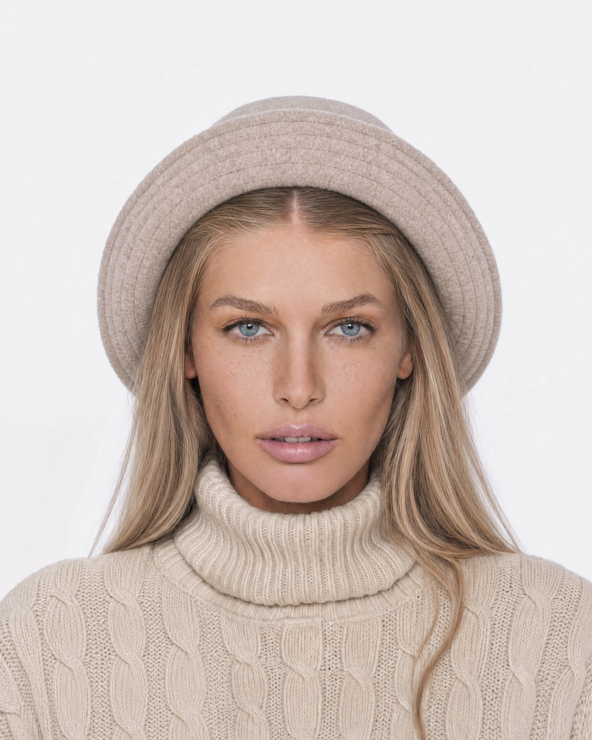 Wool Bucket Light Taupe Eric Javits