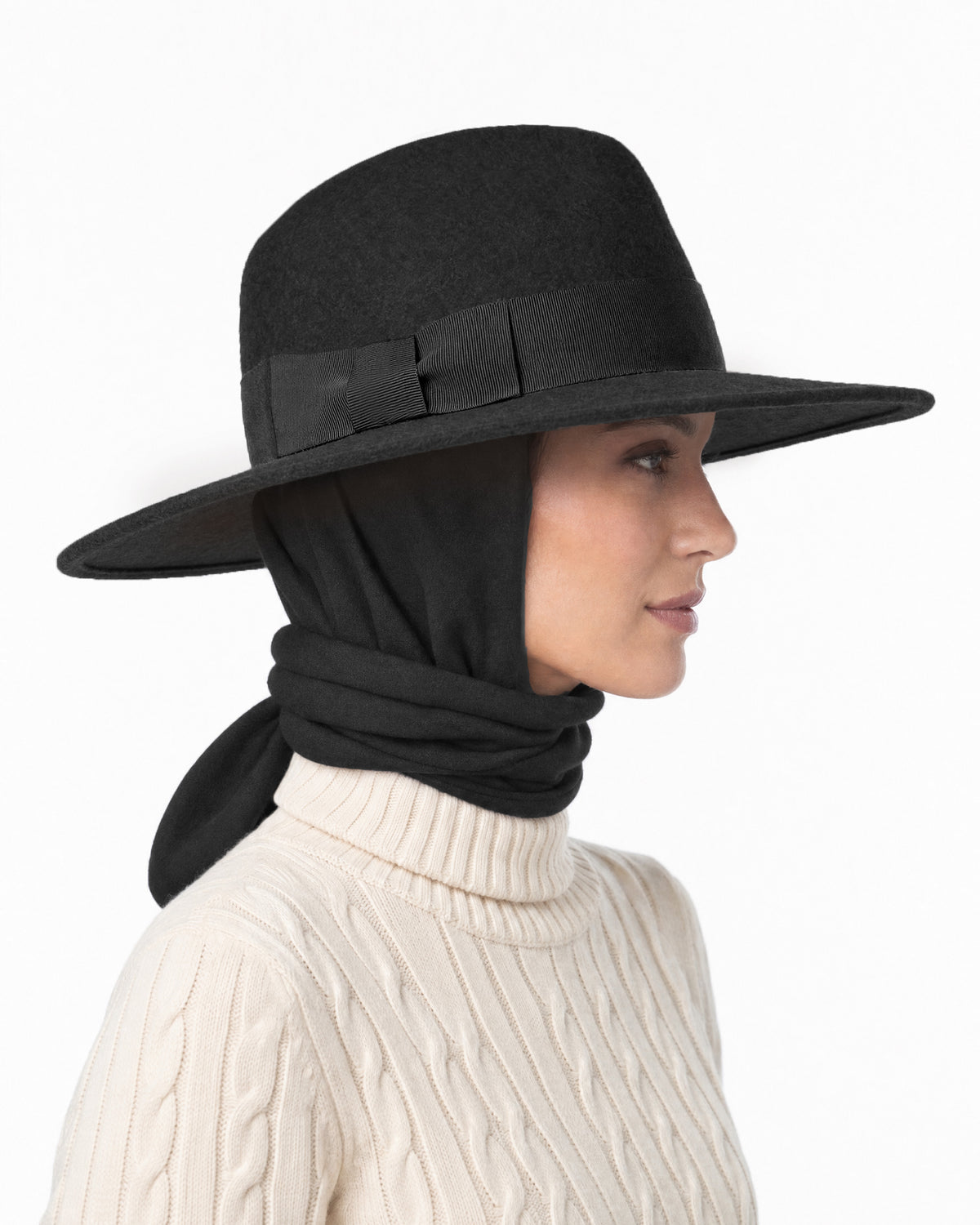 Scarf Zora Black Eric Javits