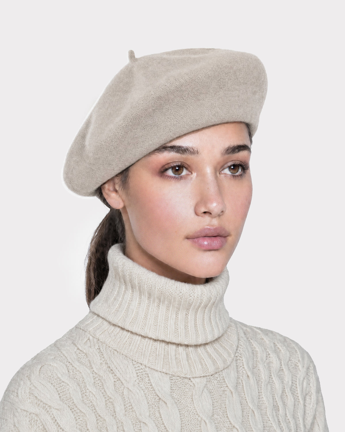 Tanya beret Bisque Eric Javits