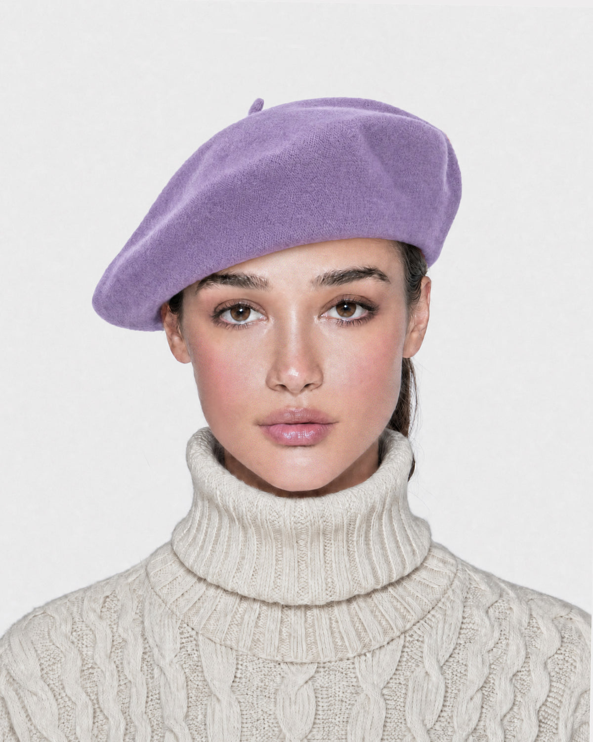 Tanya beret Lilac Eric Javits