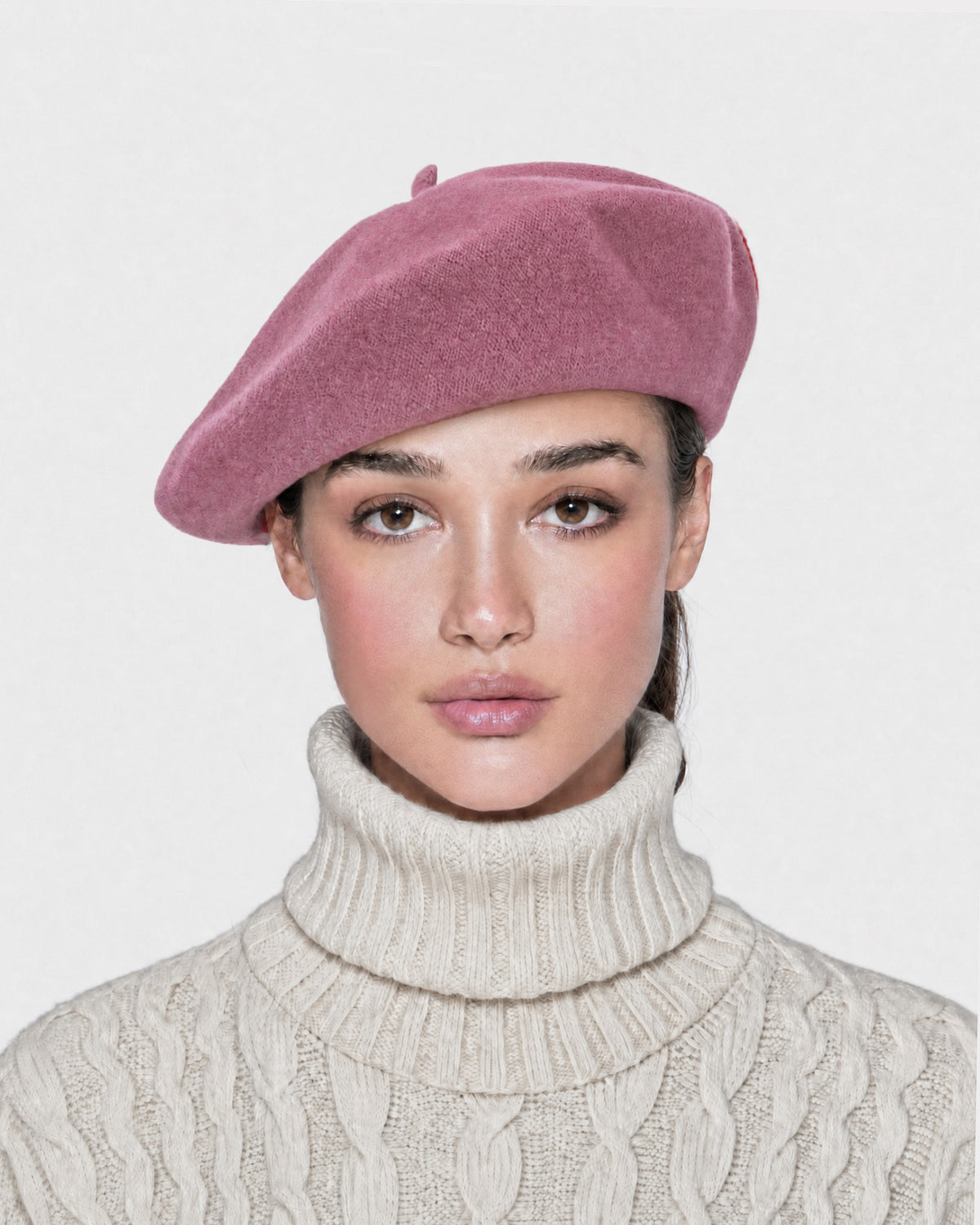 Tanya beret Mauve Eric Javits