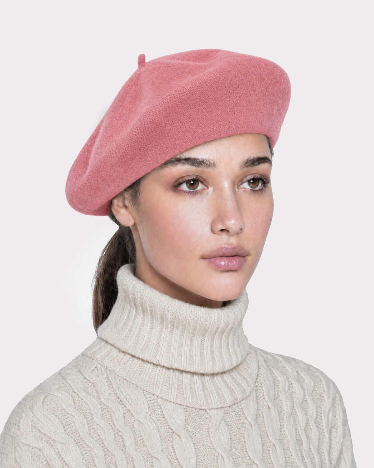 Tanya beret Rose Pink Eric Javits