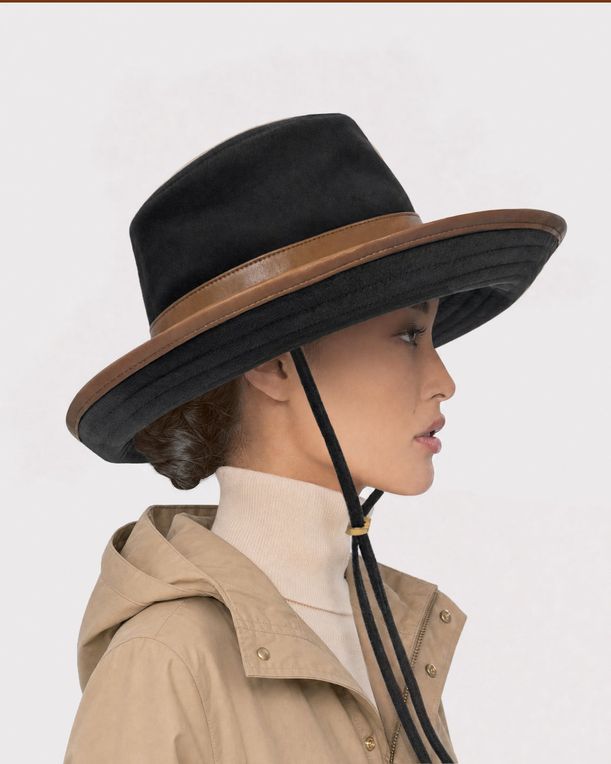 Petra Rain II Black/Saddle Eric Javits