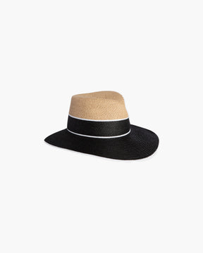 Eric Javits Black Mix Georgia Fedora