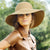rollable packable straw women hat