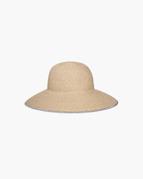 Squishee Straw Hat Hampton | Skimmer Hat | Eric Javits