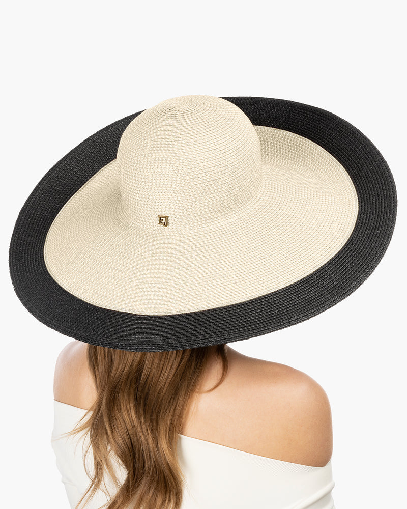 Francoise II Straw Hat | Wide Brim Floppy Hat | Eric Javits