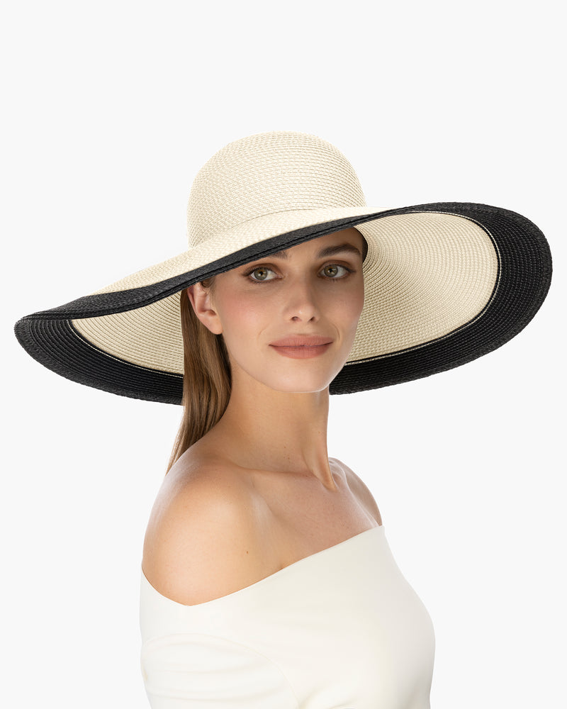 Francoise II Straw Hat | Wide Brim Floppy Hat | Eric Javits