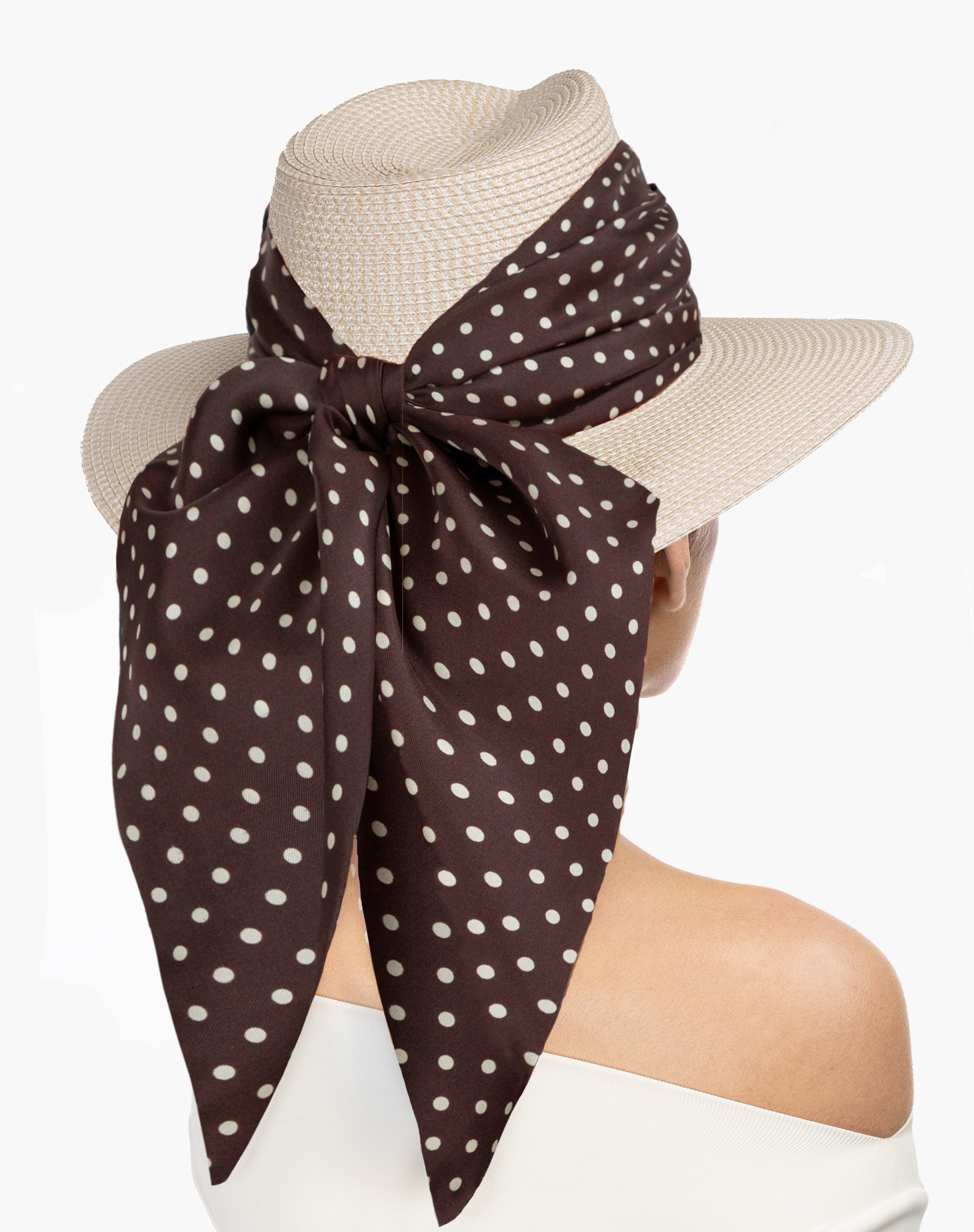 Marella Cream/Chocolate Dot Eric Javits