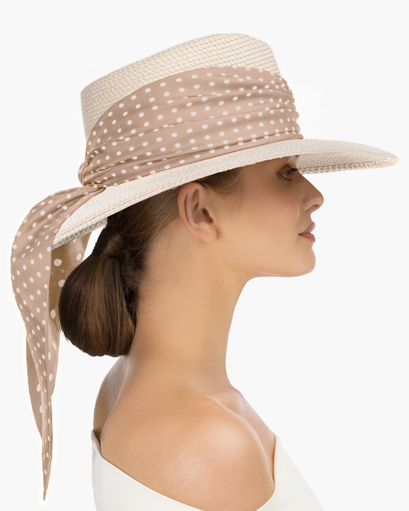 Marella Cream/Peanut Dot Eric Javits