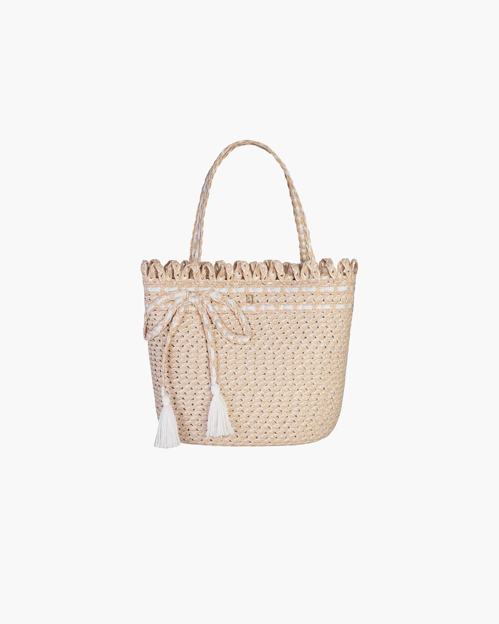 SQUISHEE® BARDOT STRAW TOTE Shell Eric Javits