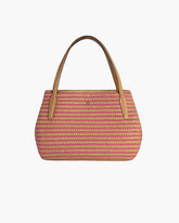 SQUISHEE® ISLA STRAW BAG Salmon Mix Eric Javits