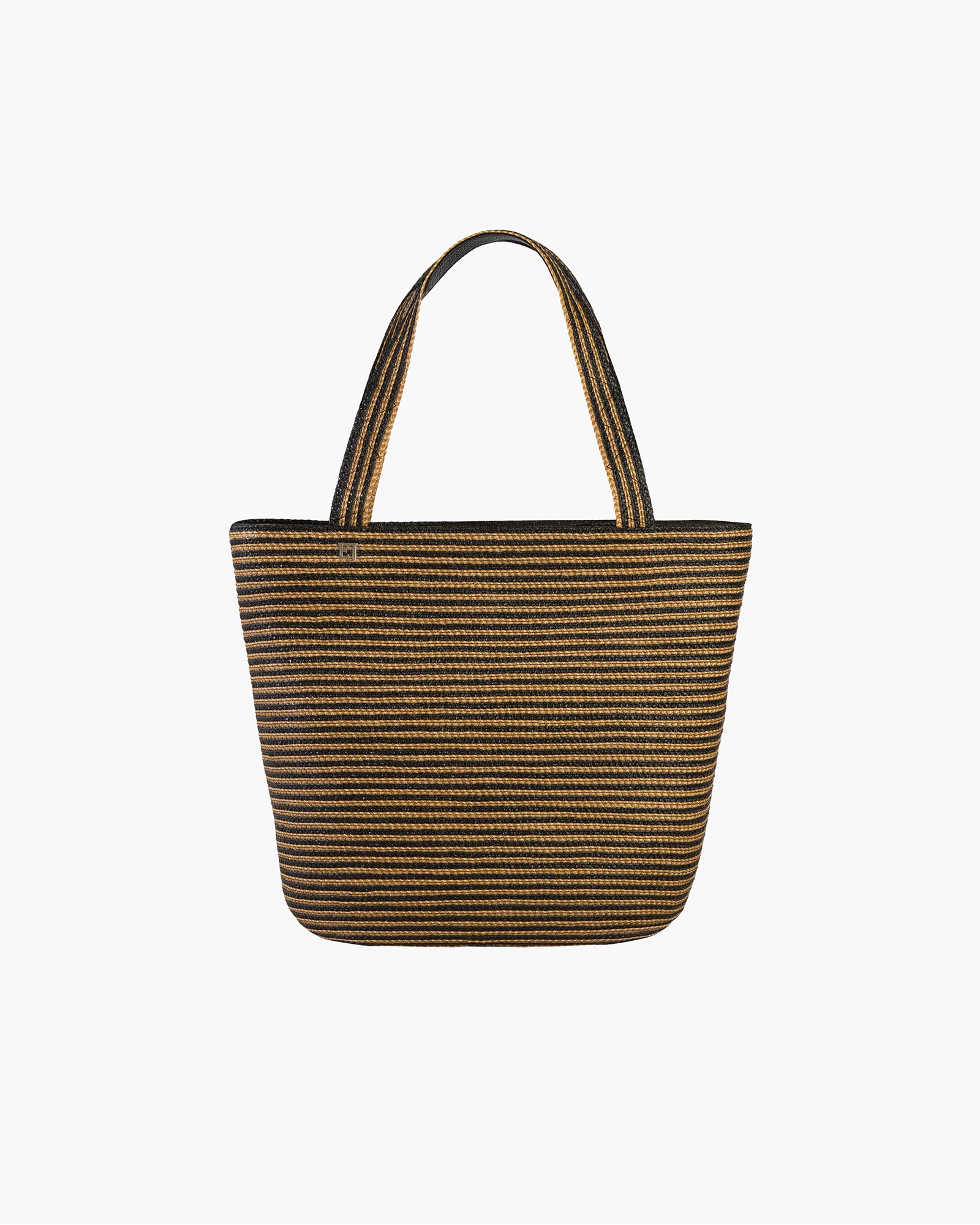 SQUISHEE® TOTE II Natural/Black Eric Javits