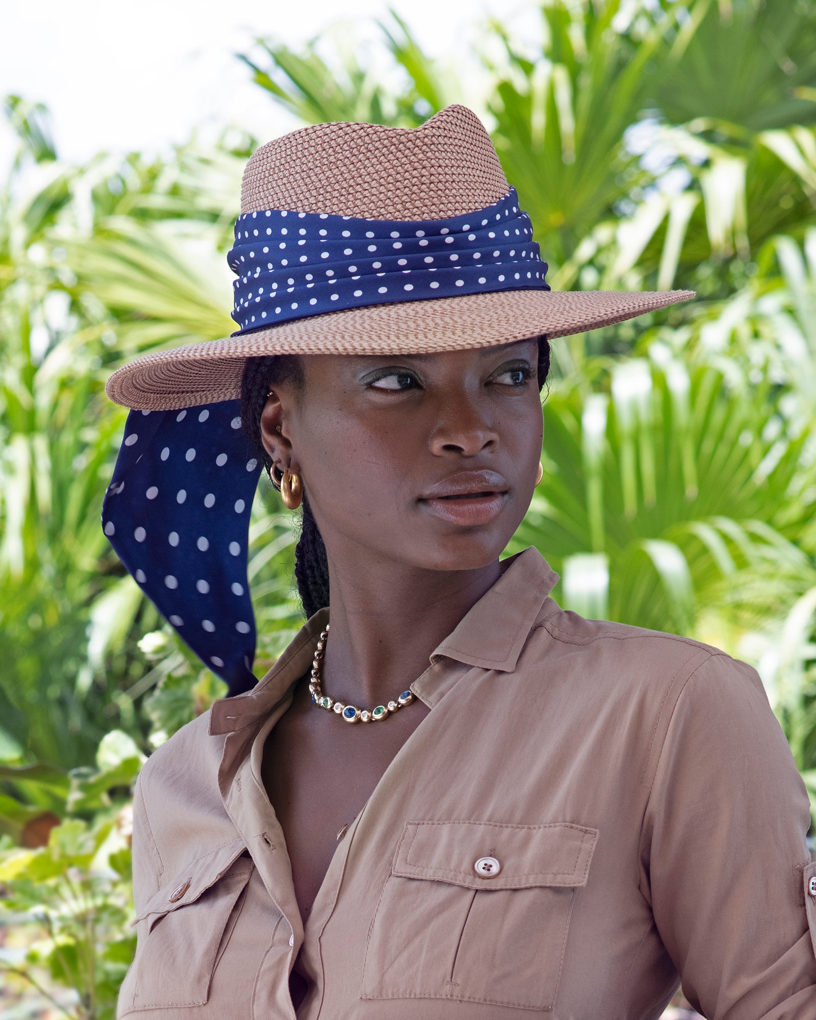 Marella Peanut/Navy Dot Eric Javits