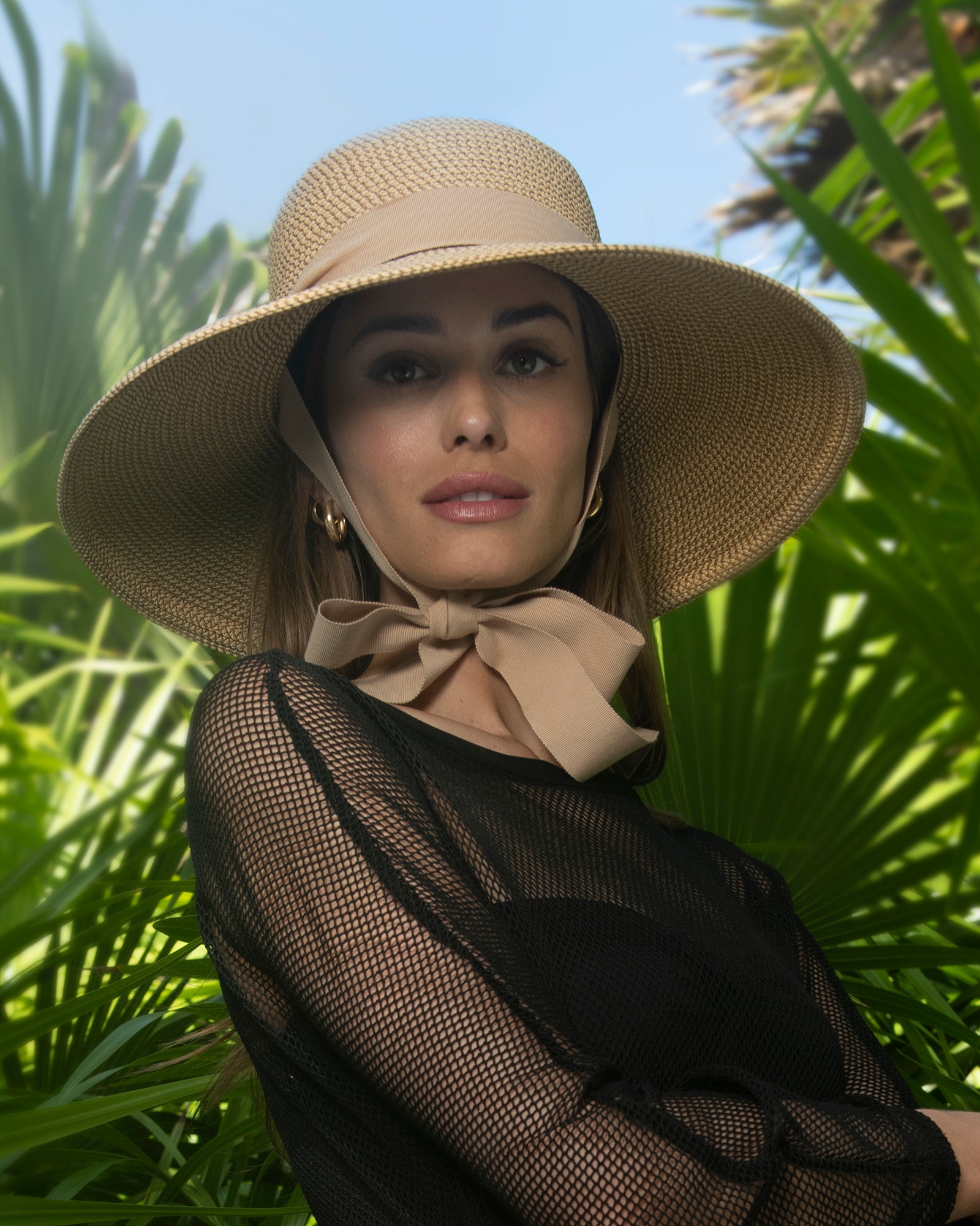 Artista Straw Floppy | Wide Brim Ribbon | Eric Javits