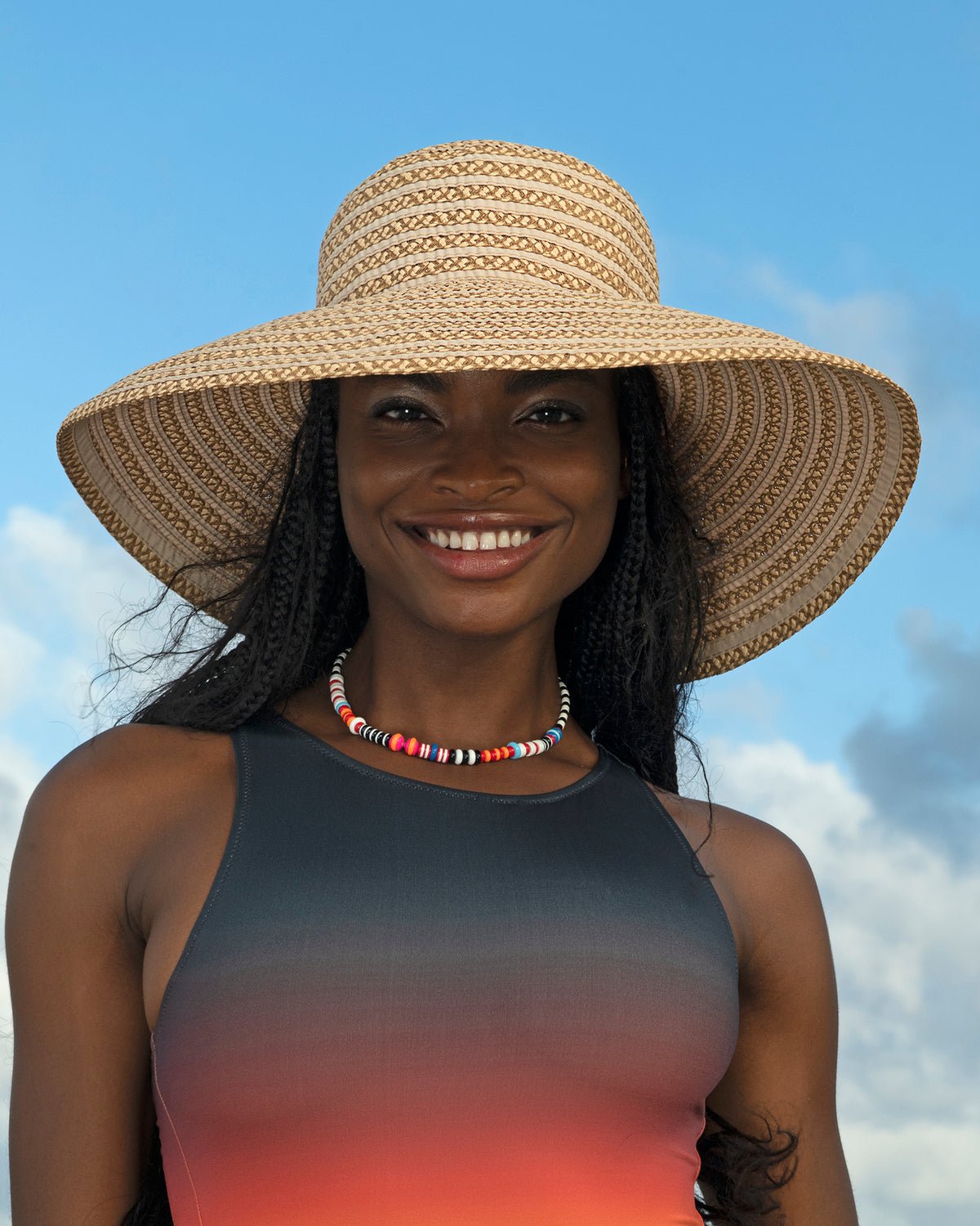 Margot Straw Hat Peanut Eric Javits