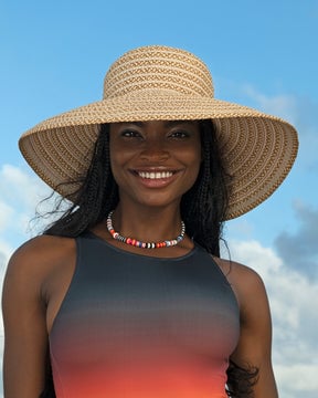Margot Straw Hat Peanut Eric Javits