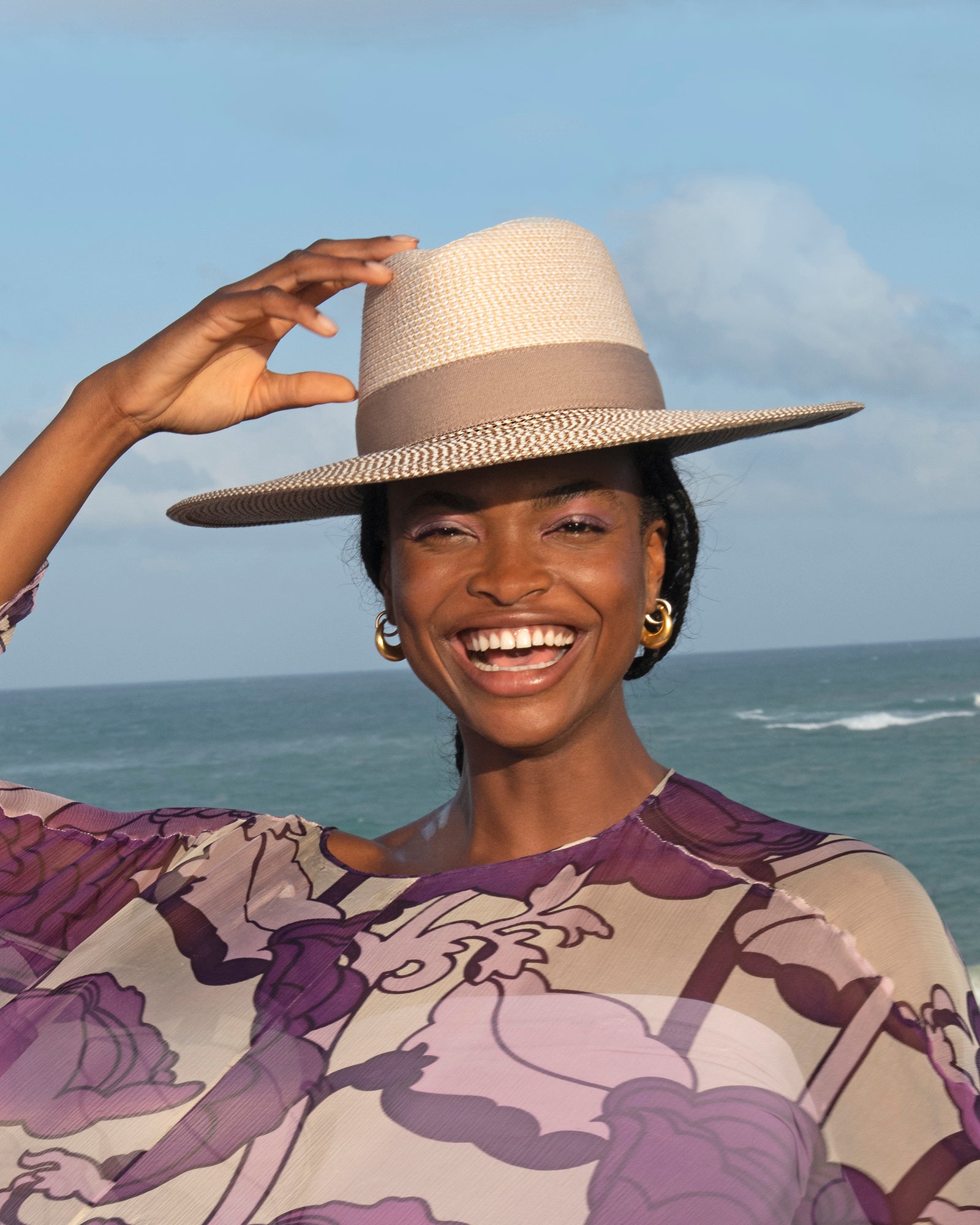 Lady Daphne | Women's Wide Brim Fedora Hat | Eric Javits