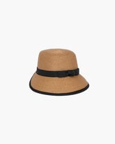 Pamie Visor Natural/Black Eric Javits