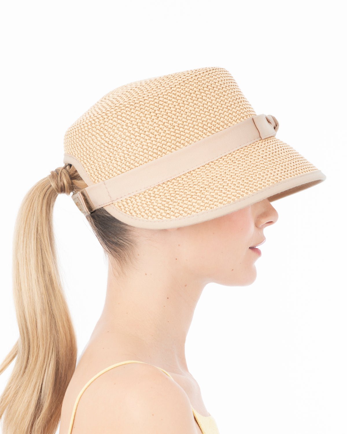 Pamie Visor Peanut Eric Javits