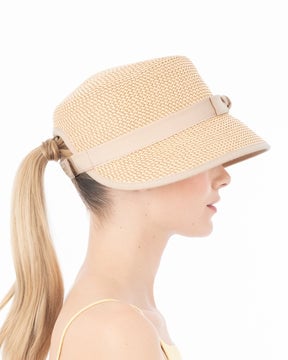 Pamie Visor Peanut Eric Javits