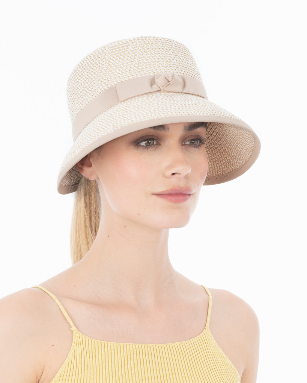 Pamie Visor White Mix Eric Javits